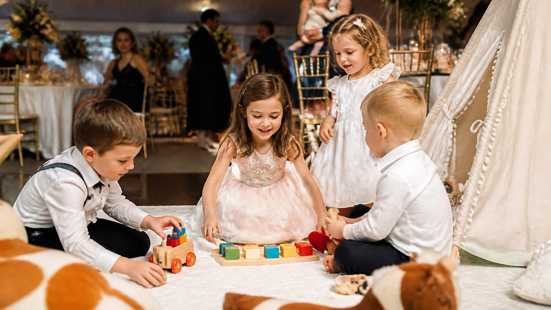 Having Children at Your Reception? Here are some great things to keep them entertained.