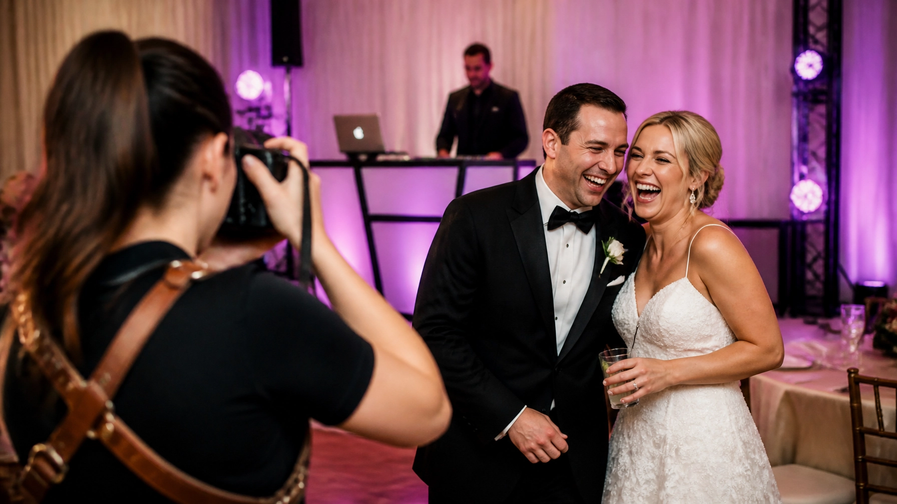 Photography, Officiant, Photo Booth & DJ: The One-Stop Team That Handles It All