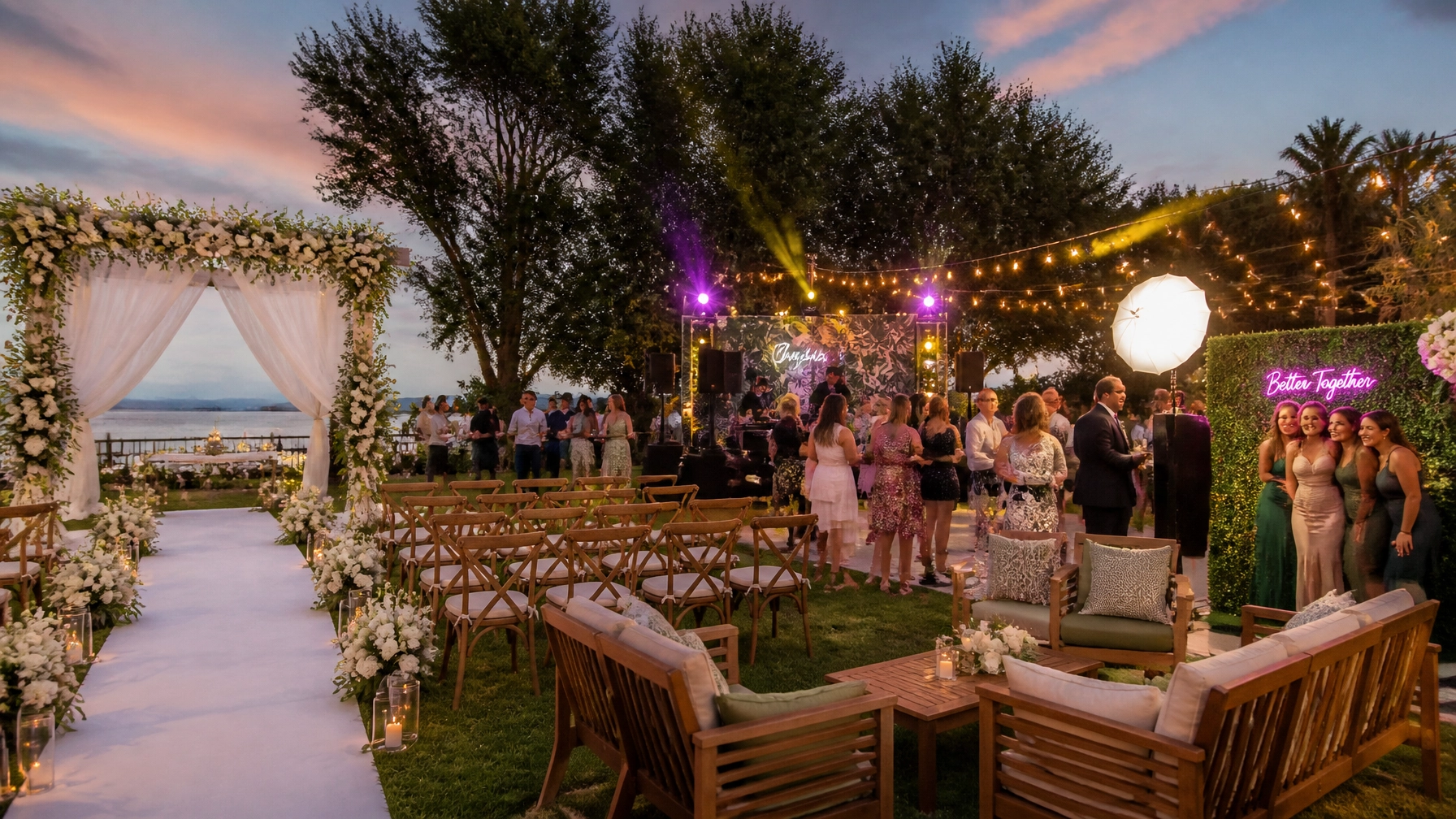 Photography, Officiant, Photo Booth & DJ: The Complete Team Titus Rotation for Your Michigan Wedding